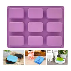 PASTELERIUSCL - Molde Silicona Molde Jabon Artesanal Mole Barra 9cav