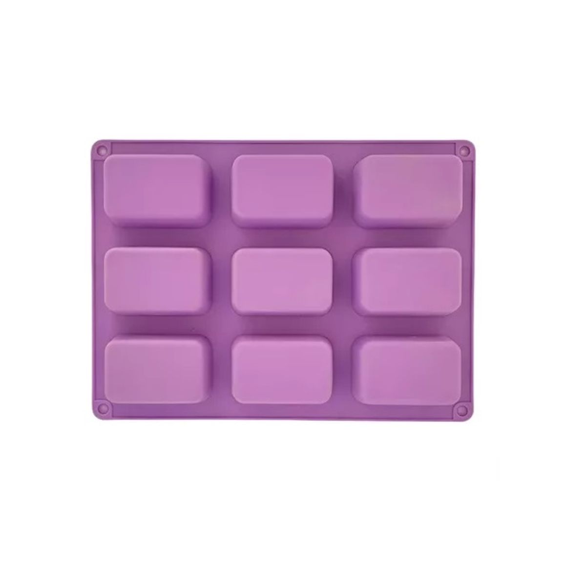 GENERICO - Molde Silicona Molde Jabon Artesanal Mole Barra 9cav