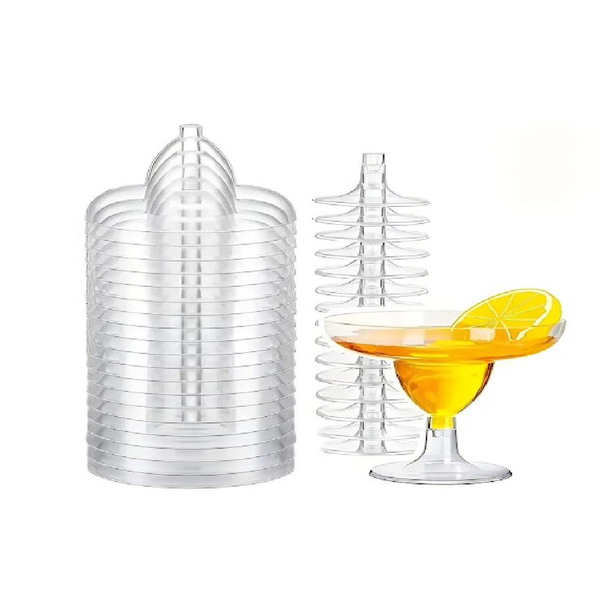 PASTELERIUS - 10 Copas De Margarita Copa Acrilico Copa Plastico Copa De Plastico Copas Margarita Coctel 8oz/240ml