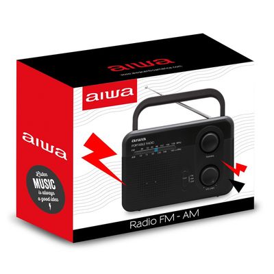 Imagen 2 del producto Radio analógico AM - FM portátil AWFML4