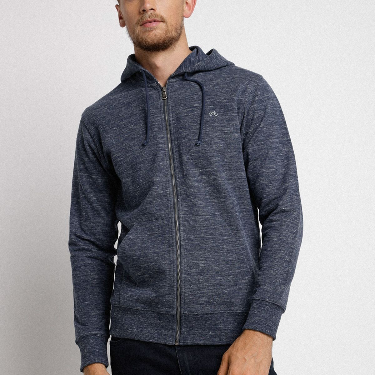 TRIAL - Polerón hombre Casual Slim Fit Waterloo Algodón Azul marino