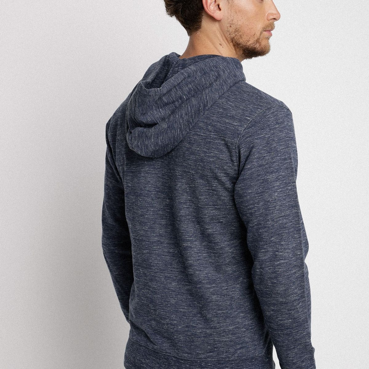 TRIAL - Polerón hombre Casual Slim Fit Waterloo Algodón Azul marino