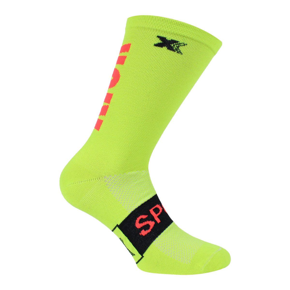 MONARCH - Calcetín Sport Xpert 3/4 Vertical - Amarillo