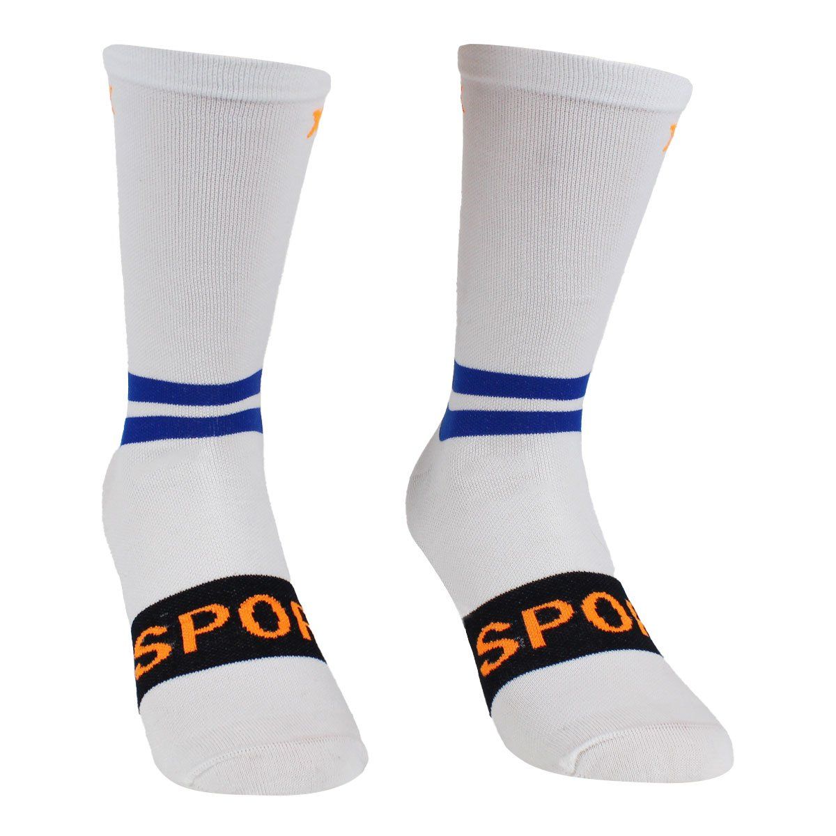 MONARCH - Calcetín Sport Xpert 3/4 Horizontal - Blanco