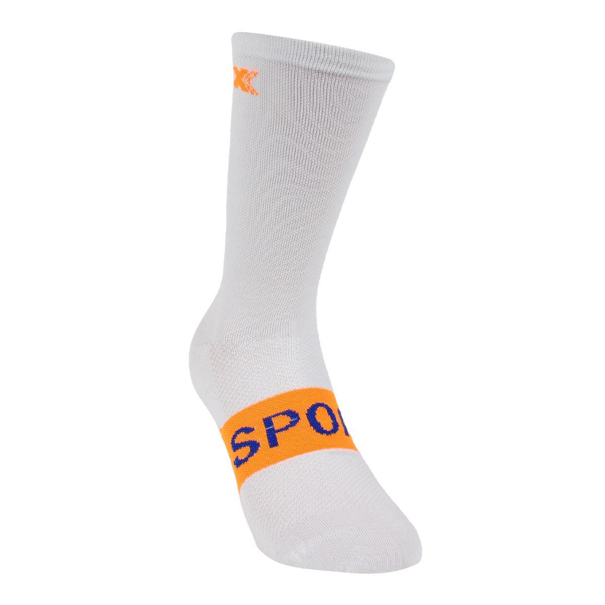 MONARCH - Calcetín Sport Xpert 3/4 Vertical - Blanco