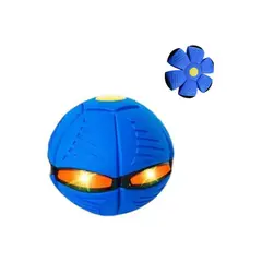 U BUY - Pelota Mágica Ovni Azul Con Luz Led - Frisbee 2 En 1 Tiktok