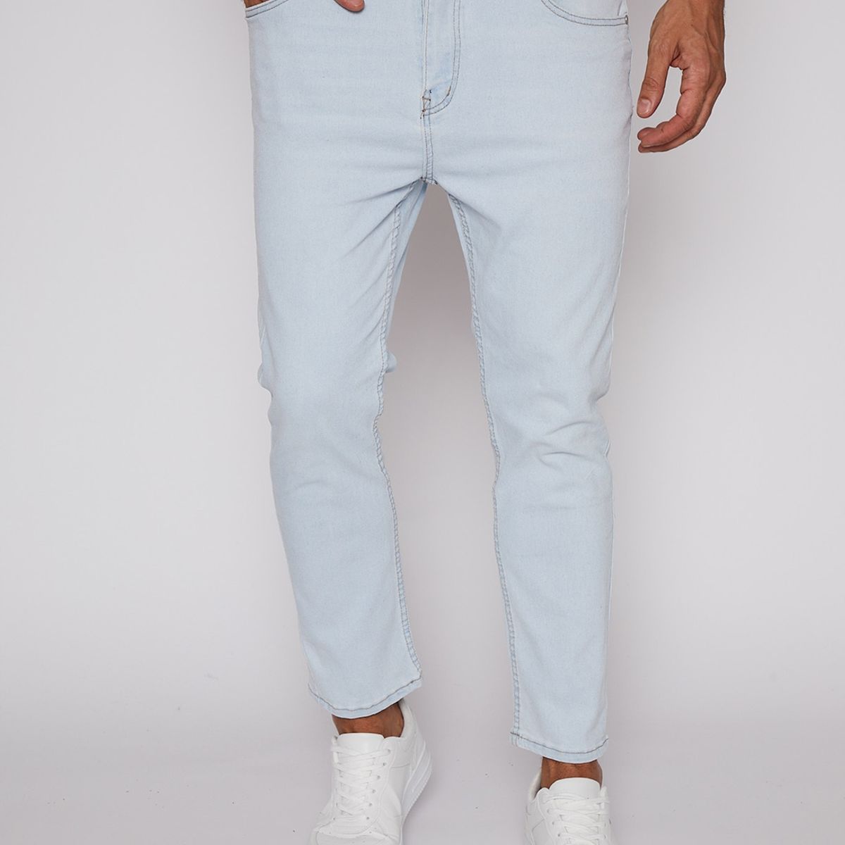 FAMILY SHOP - Jeans Hombre Slim Fit Claro Celeste Family Shop