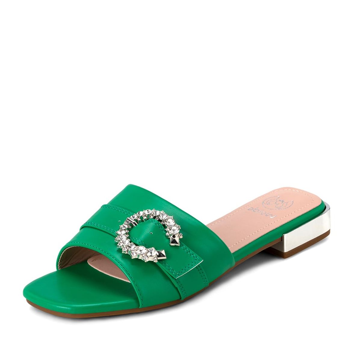 WEIDE - Sandalia Taco Verde Casual QIU306 Weide