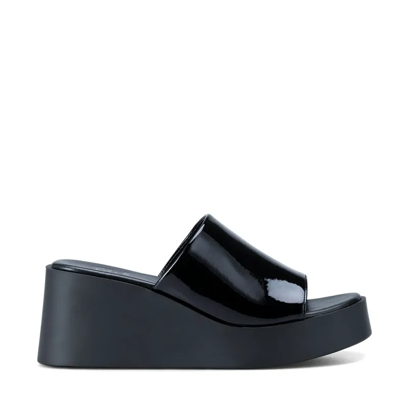 WEIDE - Sandalia Casual Plataforma Negra Mujer Weide QIU330