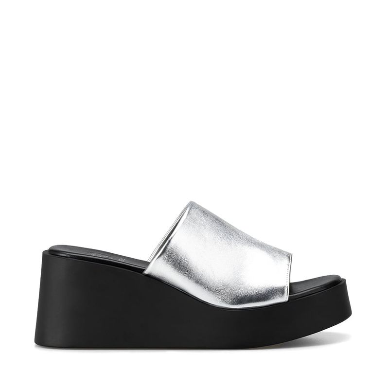 WEIDE - Sandalia Casual Plataforma Plateada Mujer Weide QIU330