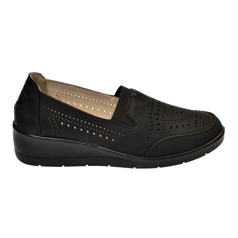 DORETTE - Mocasín Mujer Confort 13024407 - Negro - Dorette - Negro