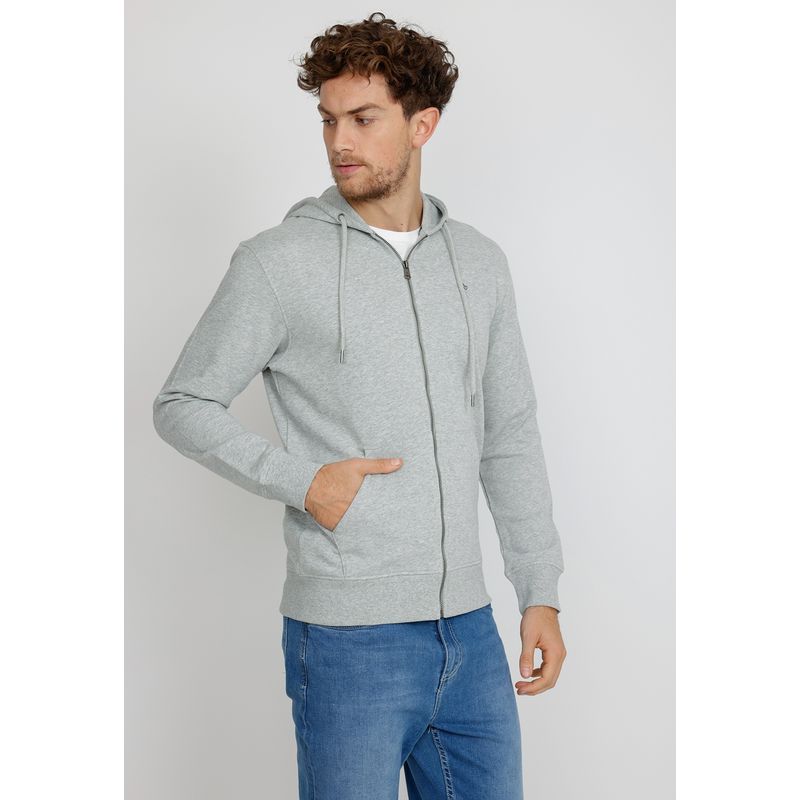 TRIAL - Polerón hombre Casual Slim Fit Waterloo Algodón Gris