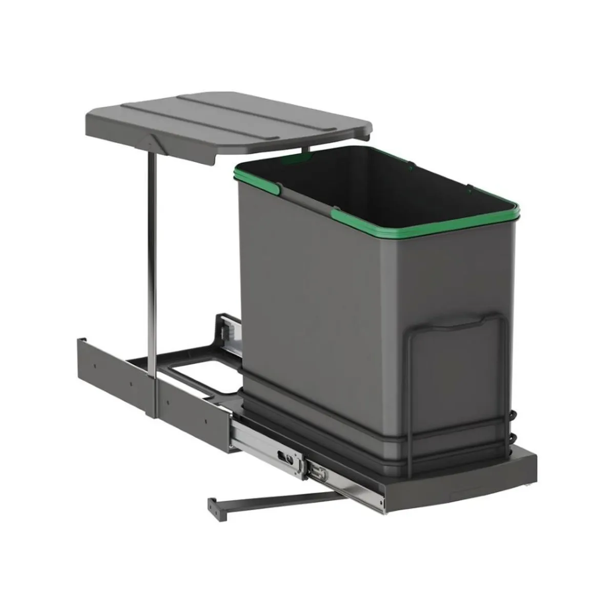 HBT - Basurero 24 lts para Puerta 40 cm STARAX Antracita
