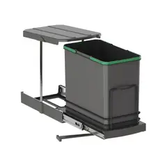 HBT - Basurero 24 lts para Puerta 40 cm STARAX Antracita