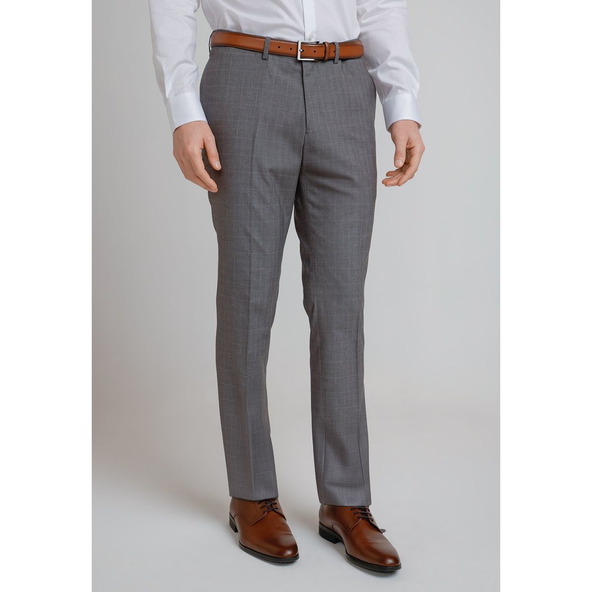 PERRY ELLIS - Pantalón Hombre Traje Suit Separate Washable Gris