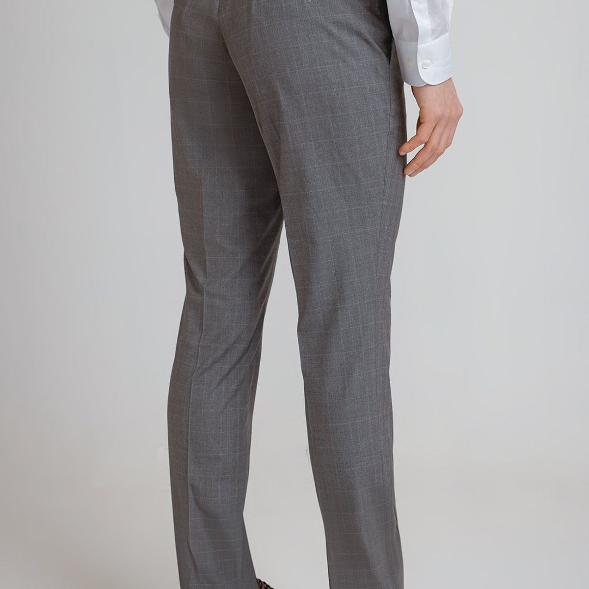 PERRY ELLIS - Pantalón Hombre Traje Suit Separate Washable Gris