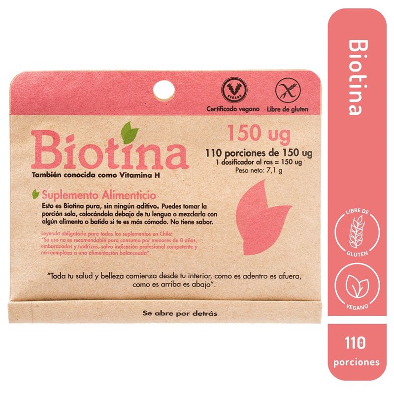 DULZURA NATURAL - BIOTINA DULZURA NATURAL 110 PORCIONES.