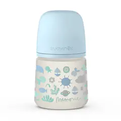 SUAVINEX - MAMADERA 150 ML FISIOLOGICO SILICONA MEMO PRINT AZ