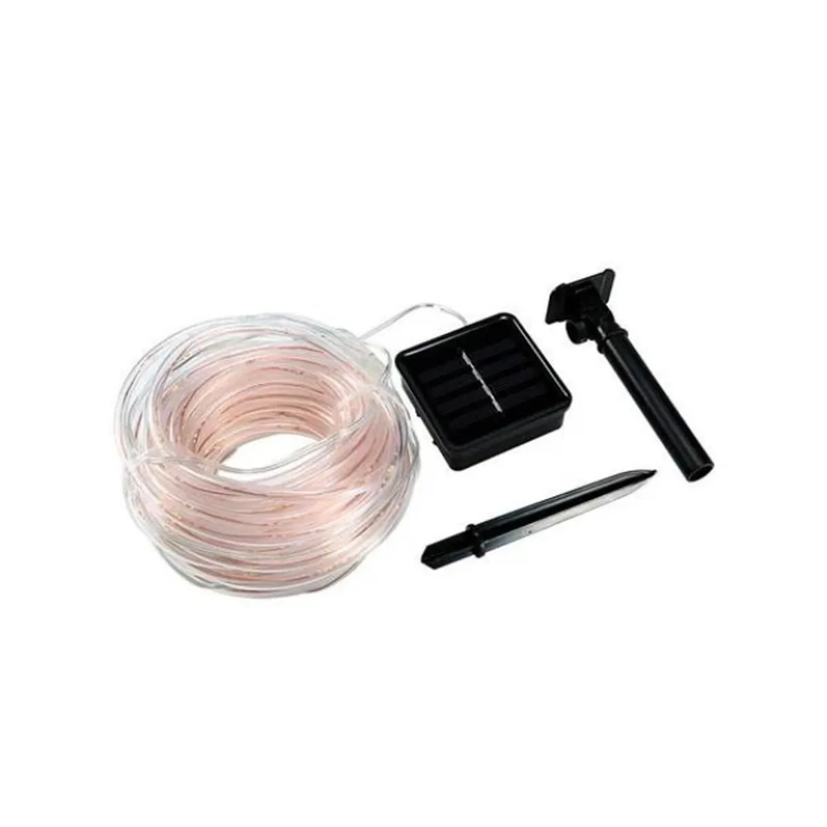 GENERICO - Manguera Led Solar Multicolor Navidad 10 Metros