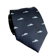 LUCIA CORBATAS - Corbata azul marino diseño Cars Luciacorbatas