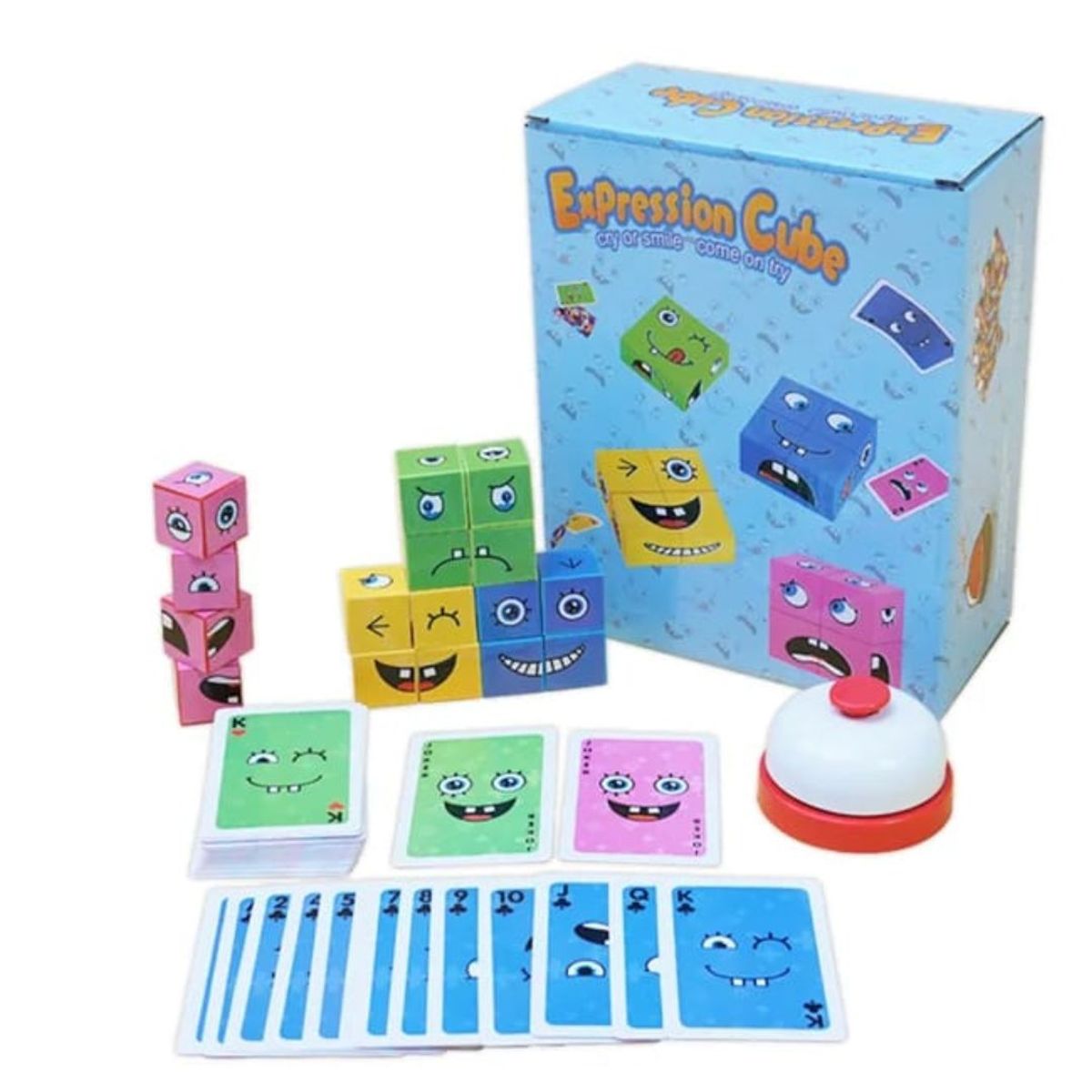 OEM - Puzzle Bloques De Madera Expresión Con Timbre