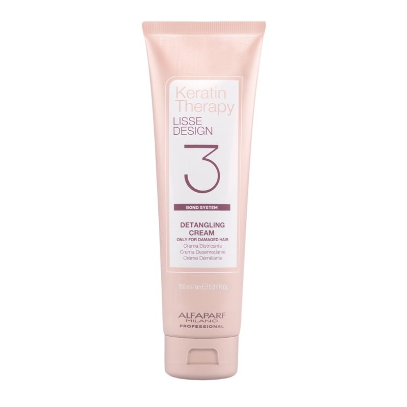 ALFAPARF MILANO - CREMA DESENREDANTE DETANGLING CREAM KERATIN THERAPY LISSE DESING ALFAPARF 150 ML.