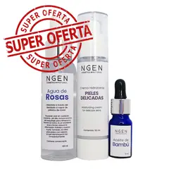COSMETICA NATURAL NGEN - Crema Antirojez Air - Agua de Rosas - Aceite de bambú.