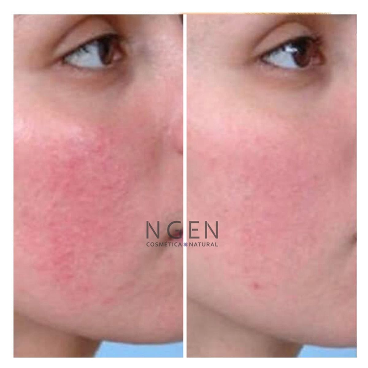 COSMETICA NATURAL NGEN - Crema Antirojez Air - Agua de Rosas - Aceite de bambú.