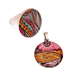 CATHALIFAUDJOYAS - Conjunto diseño resina
