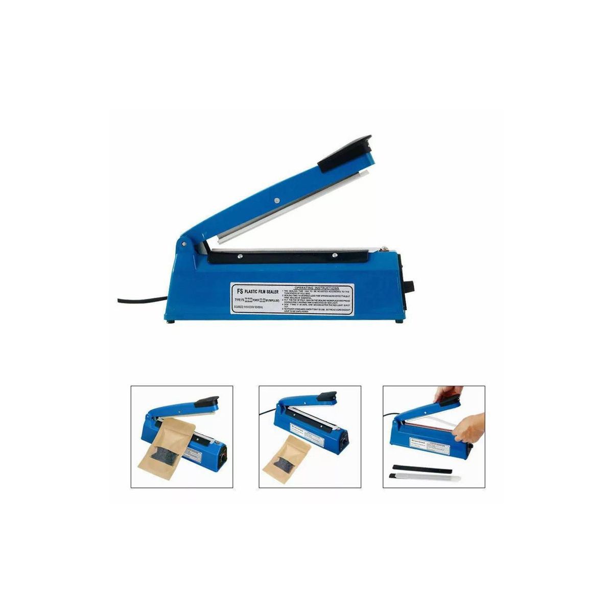 GENERICO - Selladora de Bolsa de Alimento 30 CM