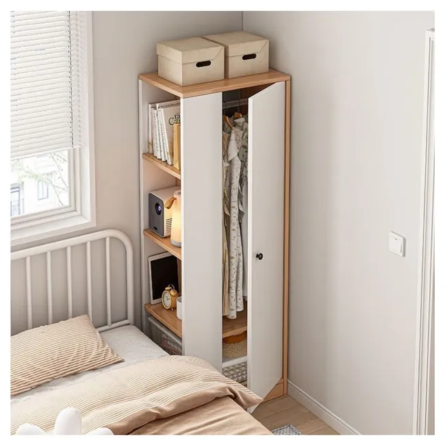 HOMER DESIGN - Closet Esquinero Armario Estante Organizador De Ropa 180cm