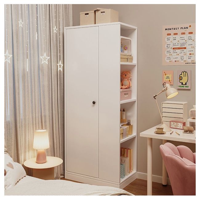 HOMER DESIGN - Closet Esquinero Armario Estante Organizador De Ropa 180cm