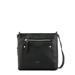 ZIOL - Cartera bandolera mediana saray negro