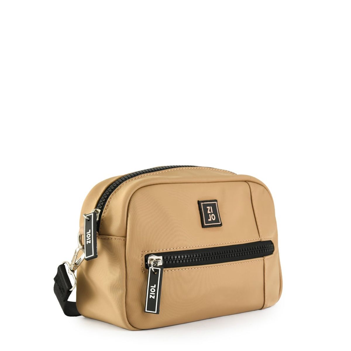 ZIOL - Cartera bandolera amaina mediana beige