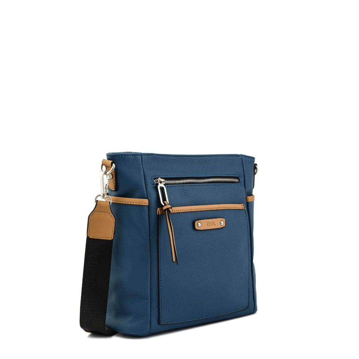 ZIOL - Cartera bandolera pequeña lima azul