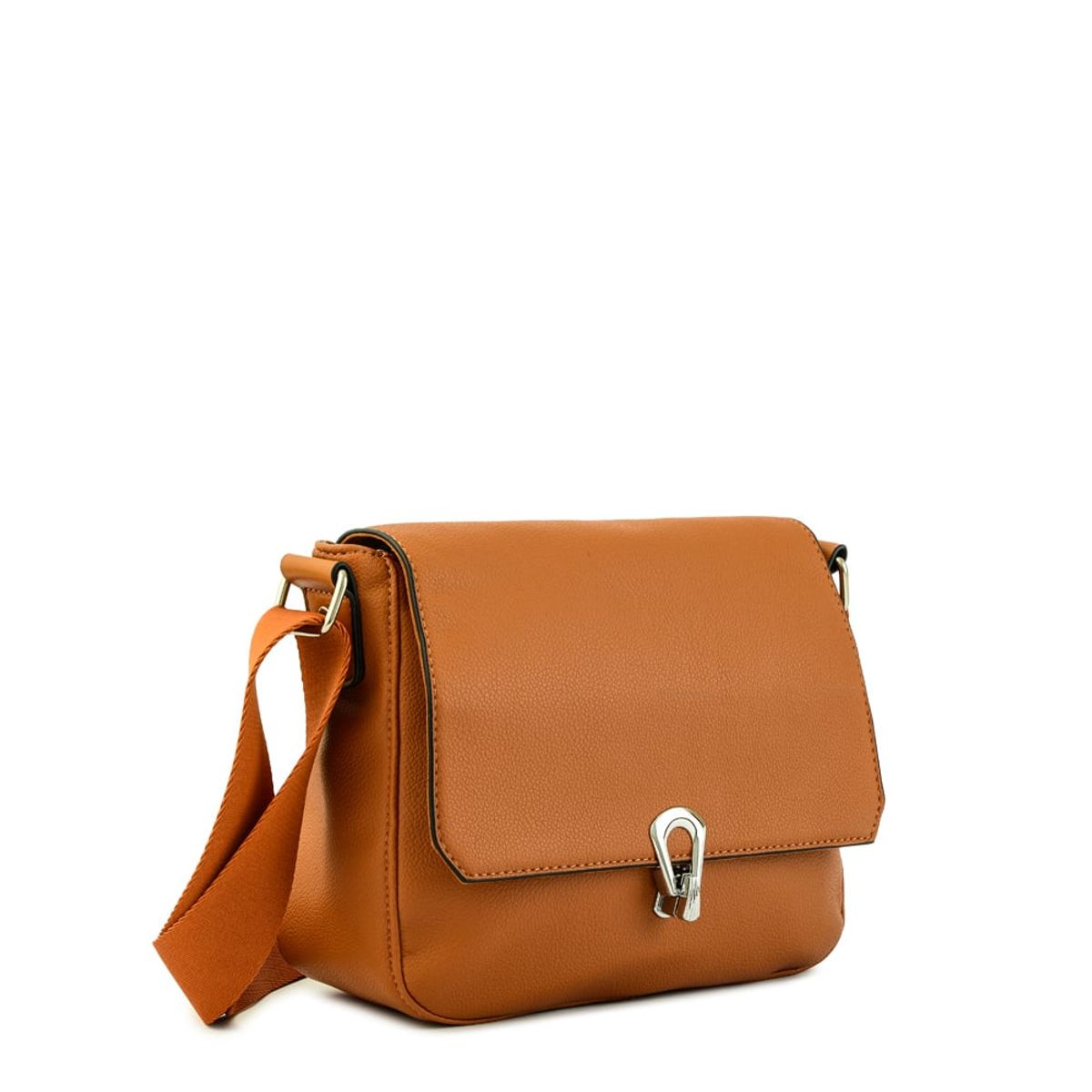 ZIOL - Cartera bandolera con tapa mediana dalal café