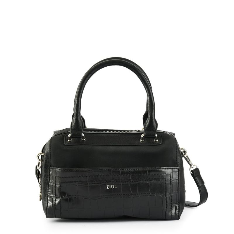 ZIOL - Cartera dos asas baul pequeña nini negro