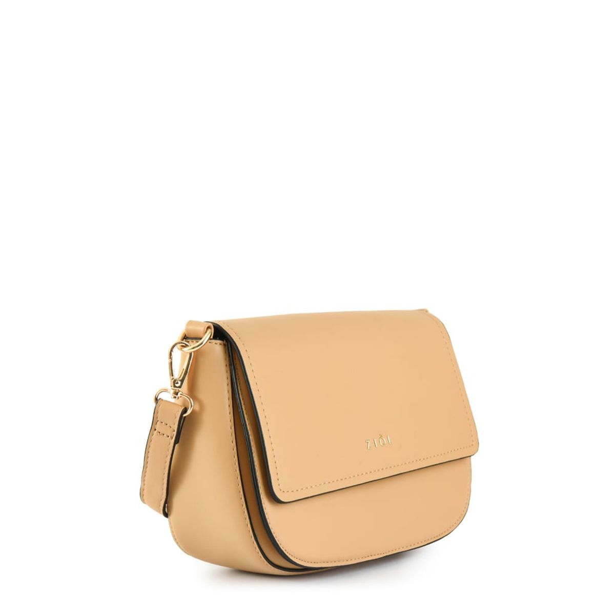 ZIOL - Cartera bandolera caliope pequeña beige oscuro