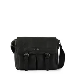 ZIOL - Cartera bandolera con tapa mediana aitina negro