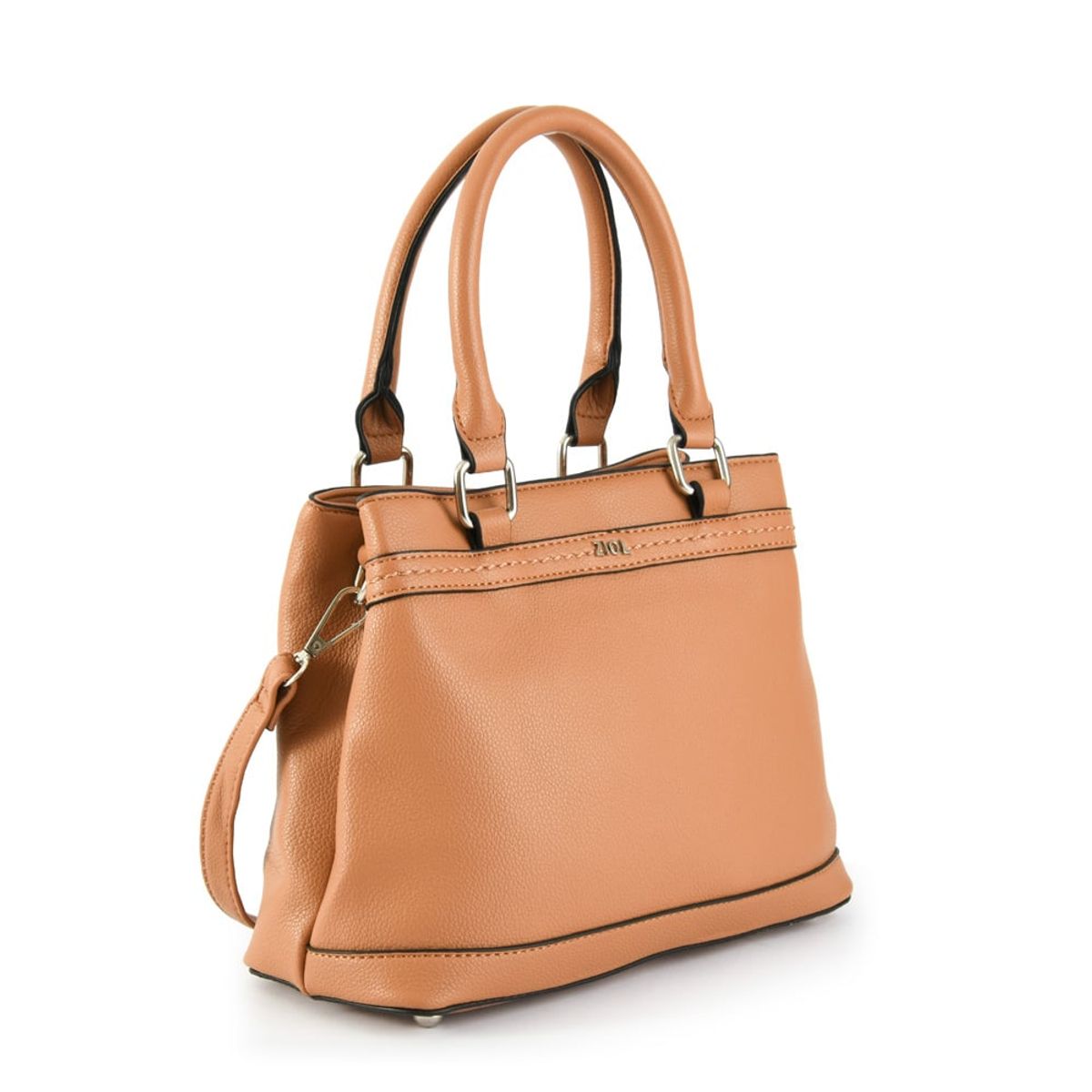 ZIOL - Cartera tote pequeña mine camel