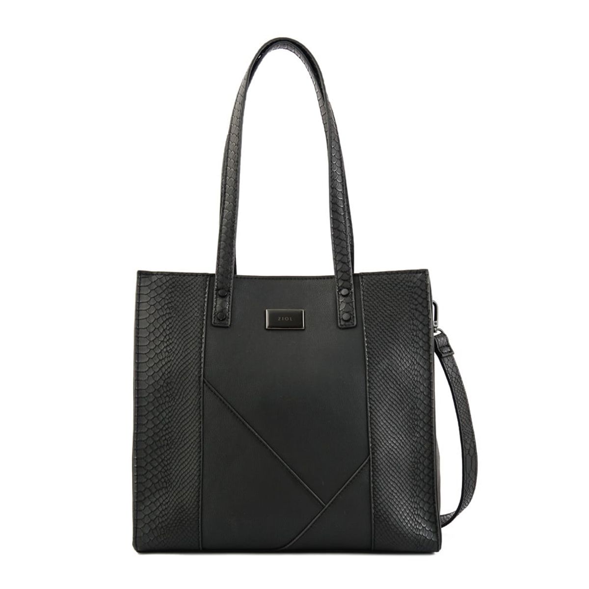 ZIOL - Cartera tote mediana maily negro