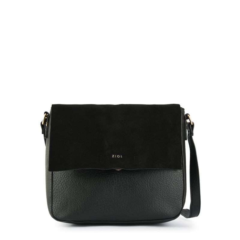 ZIOL - Cartera bandolera mediana natalina negro