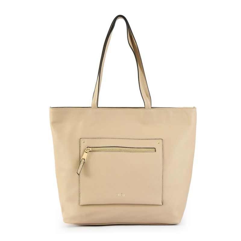 ZIOL - Cartera dos asas mediana aisha taupe