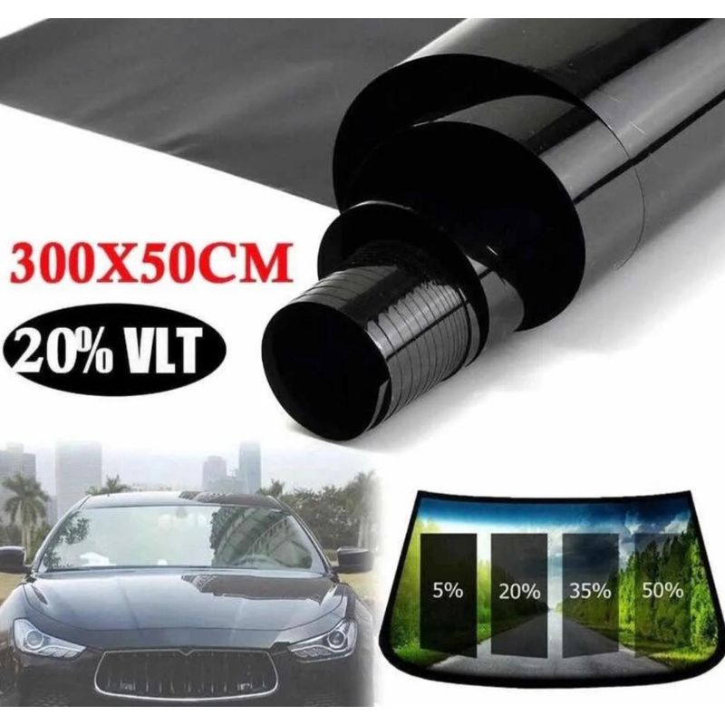 GENERICO - Papel Polarizado 20 Vlt 50x300cm  Cortante  Planchador