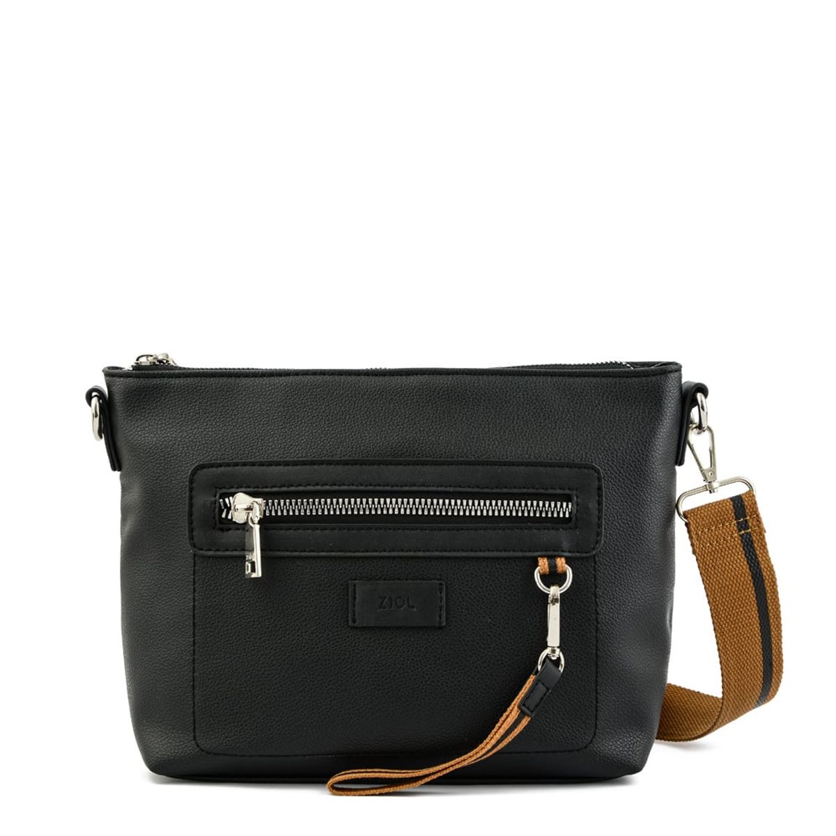 ZIOL - Cartera bandolera mediana tania negro