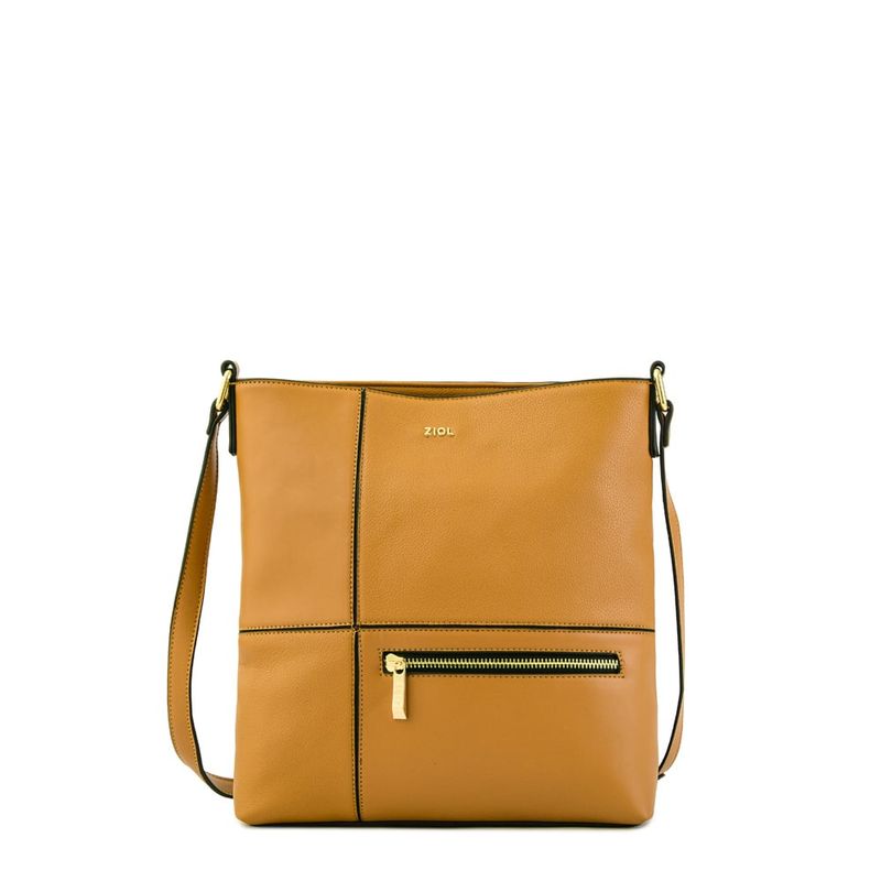 ZIOL - Cartera bandolera mediana lupe beige oscuro