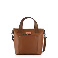 ZIOL - Cartera bandolera mediana moura camel