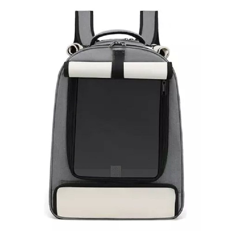 GENERICO - Mochila Transporte Malla Mascota Perros Gatos  262374 Beige