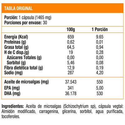 Imagen 2 del producto Omega Up Vegan DHA (30 caps)