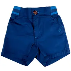 PILLIN - Bermuda Bebe Niño Azul